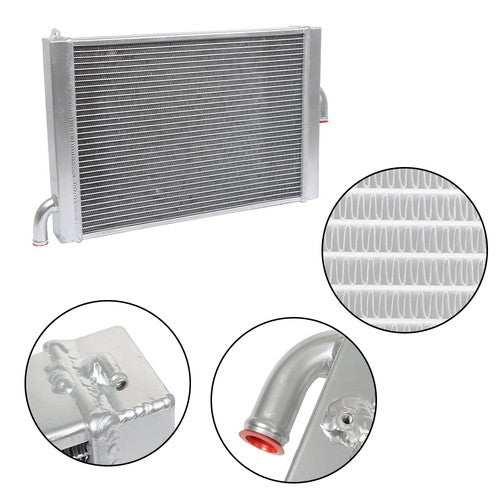 2-Row Aluminum Radiator For 2017 2018 2019 2020 2021 POLARIS RZR 1000 XP S Turbo