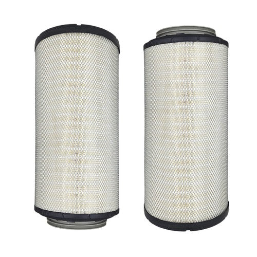 2 x Air Filter For 2010-2019 Kenworth Peterbilt 367 389 W900 WIX WA10009 P614986