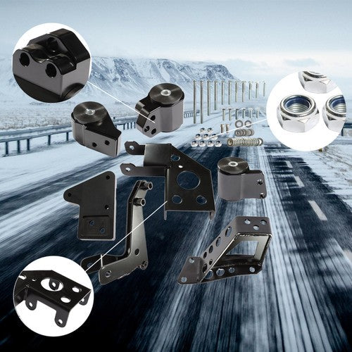 For 92-95 Civic 94-01 Integra Engine Mount Bracket EG K20 K24 K-Series DC2 EG6
