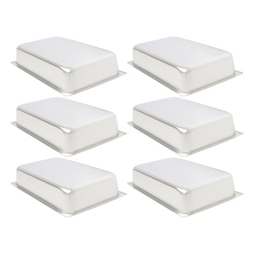 4 Inch Deep Restaurant Steam Table Pans 6 Pack Full Size Without Lid