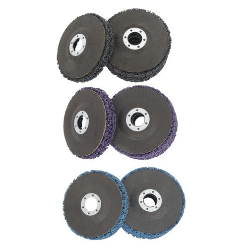 Diamond Grinding Discs 4 pieces each in blue, purple 12 Packs of 4-1/2' x 7/8'