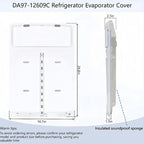 DA97-12609C Refrigerator Evaporator Fan Motor Cover For Samsung DA97-12609A