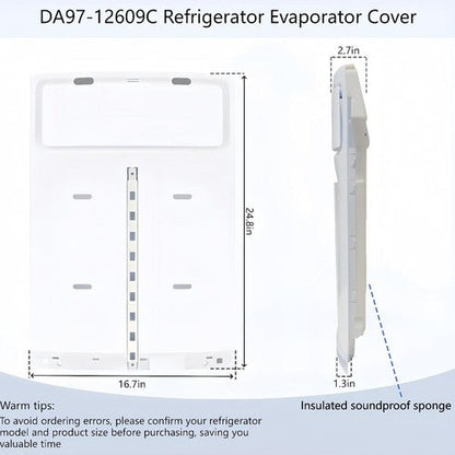 DA97-12609C Refrigerator Evaporator Fan Motor Cover For Samsung DA97-12609A