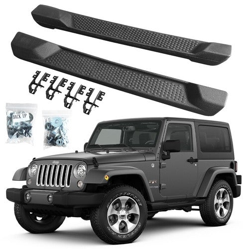 Nerf Bar Running Boards Side Step for 2007-2018 for Jeep Wrangler JK 2 Door