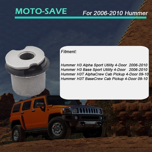 B2110 Premium Front Differential Axle Bushing For 06-10 Hummer H3 H3T 3.7/5.3L