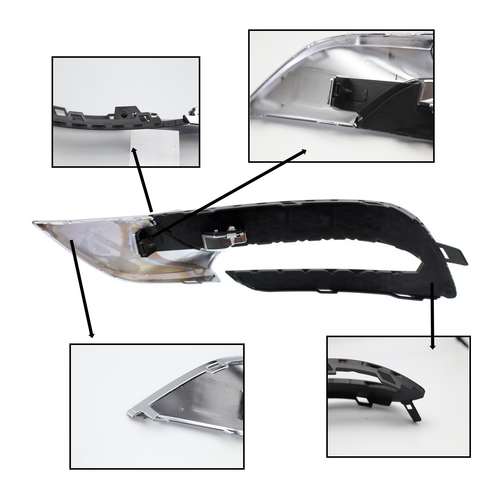GM1039152 20983394 Fog Light Bezel Trim Right for 2013-2017 for Buick Enclave