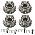 4pcs Wheel Hub Bearing Assembly Front/Rear For Audi A4 A5 A6 Q5 S4 S5 All Models