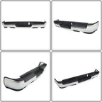 For RAM 1500 2019-2023 Complete Chrome Rear Bumper Assembly Dual Exhaust New