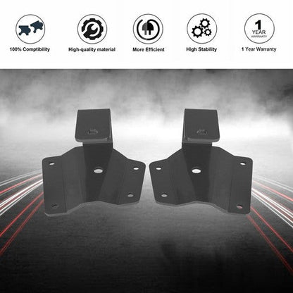 New 2" Rear Axle Drop Hangers Lowering Kit For GMC Sierra 1500 2WD 1999-2006