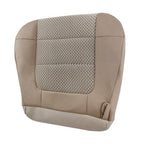 Brown Two-Tone/Fabric Driver Bottom Seat Cover Suit For Ford F150 XLT 2000-2003