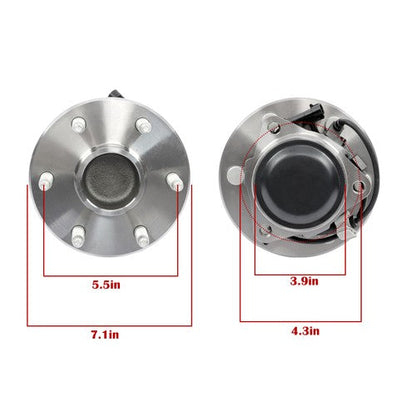 For Chevy Silverado GMC Sierra 1500 515036 Front Wheel Bearing Hub Assembly 4WD