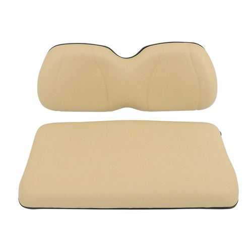 Beige Front Seat Cushion & Backrest Golf Cart For Club Car Precedent 2004-2011