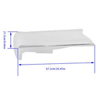 Compatible For Ford F-150 2021-2023 Left Rear Bumper End Cap W/O Sensor Holes