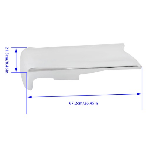 Compatible For Ford F-150 2021-2023 Left Rear Bumper End Cap W/O Sensor Holes