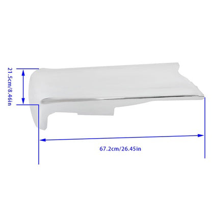 Compatible For Ford F-150 2021-2023 Left Rear Bumper End Cap W/O Sensor Holes