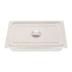 Restaurant Steam Table Pans 2 Pack Full Size 4 Inch Deep Thickened with Lid