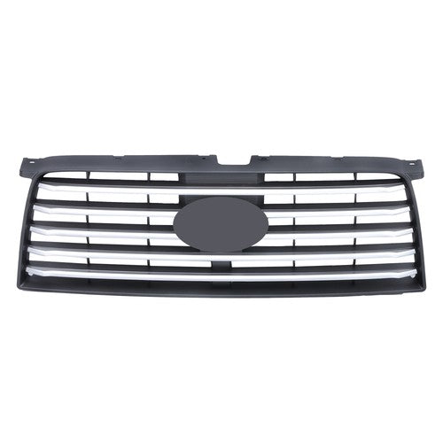 For Subaru Forester 2006-2008 Plastic Front Bumper Upper Grille w/ Silver Trim