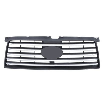 For Subaru Forester 2006-2008 Plastic Front Bumper Upper Grille w/ Silver Trim