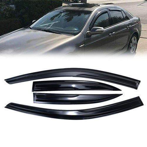 For 2004-2008 Acura TSX Sedan Window Visor Vent Shade Sun Rain Guards Deflectors
