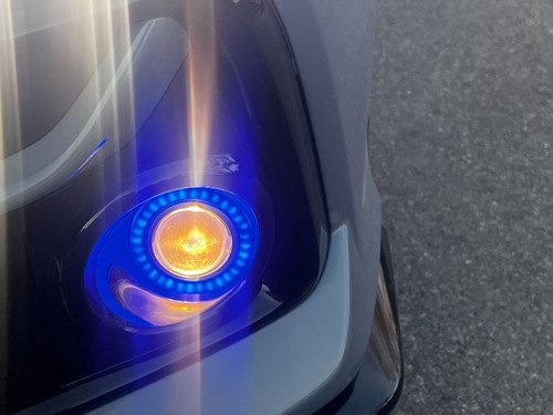 LED Blue Halo Projector Fog Light Angel Eyes Ring DRL for 2016-2021 for Honda Civic
