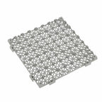 55PCS 12 x 12in Interlocking Drainage Floor Tiles Modular Interlocking Tile Gray