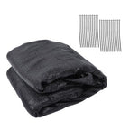4FT by 25FT Heavy Duty Garden Privacy Fence Barrier Net With Zip Ties