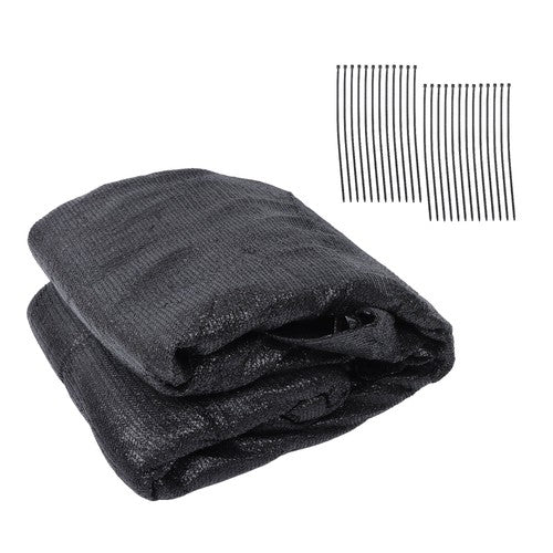 4FT by 25FT Heavy Duty Garden Privacy Fence Barrier Net With Zip Ties