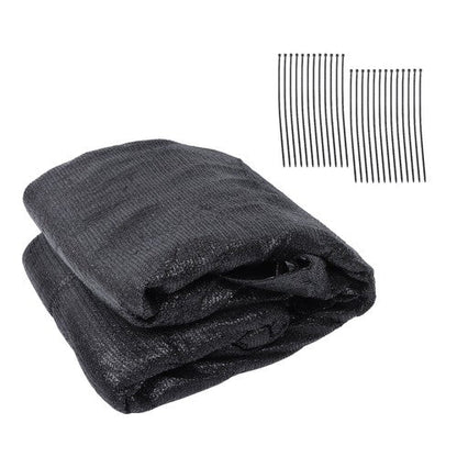 4FT by 25FT Heavy Duty Garden Privacy Fence Barrier Net With Zip Ties