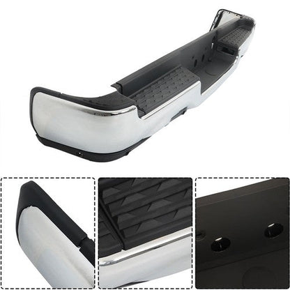 For RAM 1500 2019-2023 Complete Chrome Rear Bumper Assembly Dual Exhaust New