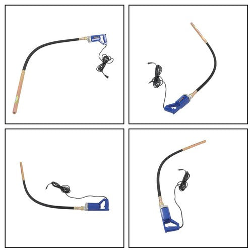 US Hand Held Concrete Vibrator Electric Vibrator With 6.6 Ft Long Shaft Concrete