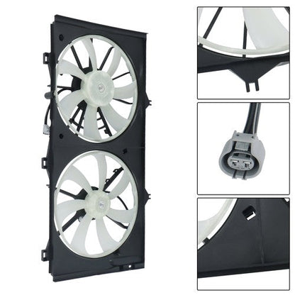 621238 Radiator Cooling Fan Assembly Dual Fan For Toyota Camry 2001 2002-2007