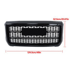 Gloss Black Front Grille For GMC Sierra 2500HD 3500HD Denali 2015-2019 Plastic
