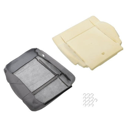 Cloth Passenger Bottom Seat Cover&Foam Cushion Gray For Jeep Wrangler 2007-2012
