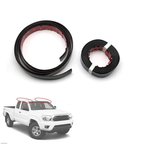 BLACK ROOF TOP DRIP TRIM MOLDING FIT 2005-2015 TOYOTA TACOMA DOUBLE CAB 2PCS