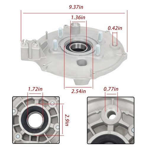 Rear Wheel Brake Drum For Honda TRX 300 2x4 4x4 Foutrax 1988-1998 1999 2000 ATV