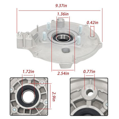 Rear Wheel Brake Drum For Honda TRX 300 2x4 4x4 Foutrax 1988-1998 1999 2000 ATV