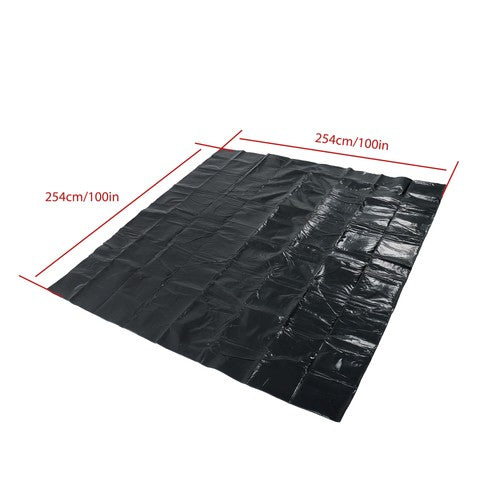 100x100" Inch Hot Tub Mat Inflatable Hot Tub Pad Outdoor Indoor Washable Square