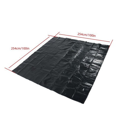 100x100" Inch Hot Tub Mat Inflatable Hot Tub Pad Outdoor Indoor Washable Square