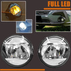 Full LED Front Fog Lights Lamp Double Light w/ Switch for 2024 for Subaru Crosstrek