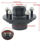 New 2 Sets Trailer Hub Kits For 3,500 lb axles 5 X 5"Bolt Circle Hub Compatible