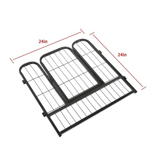 24 Panels 24x24 inch Dog Playpen Crate Fence Pet PlayPen Exercise Cage