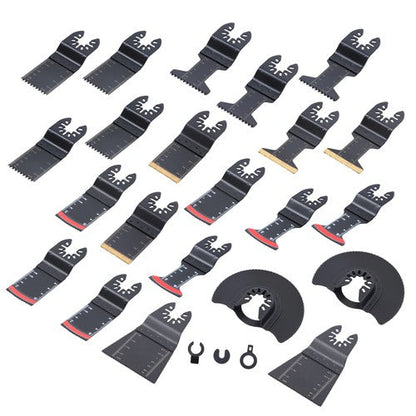 25PCS Oscillating Tool Professional Bi-Metal Multitool Blades Kits for Wood Nail
