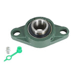 10PCS UCFL205-16 Pillow Block Flange Bearing 1" Bore 2 Bolt Solid Base