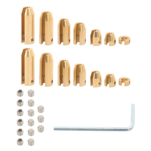 14 PACK Universal Motorcycle Reusable Brass Wheel Spoke Balance Weights