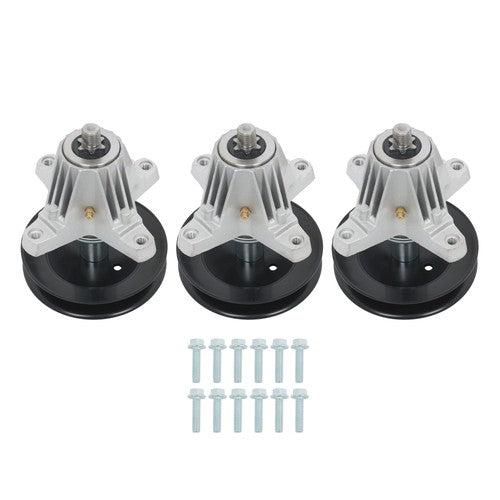 3 Pack Spindle Assembly For MTD Cub Cadet Troy Bilt 918-06978 618-06978 RZT-L54