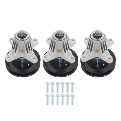 3 Pack Spindle Assembly For MTD Cub Cadet Troy Bilt 918-06978 618-06978 RZT-L54