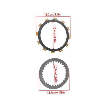 For Yamaha WR250F YZ250F Clutch Friction w/ Steel Plates Spring Gasket Kit 01-13