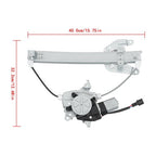 Power Window Regulator Rear Left w/ Motor 748-978 For Nissan Altima 2002-2006
