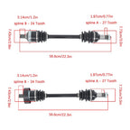 For Arctic Cat 400 06-14 Front Left&Right CV Axles Drive Shaft 0502-813 0502-812
