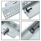 1 Pairs Undermount Drawer Slides 18 inch Undermount Soft Close Drawer Slides